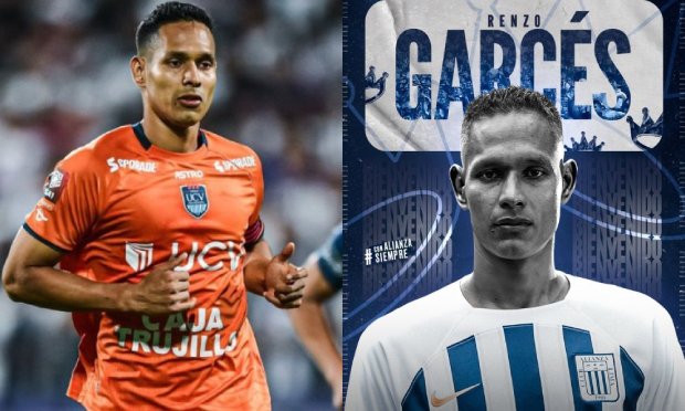 Renzo Garcés nuevo fichaje de Alianza Lima para la temporada 2024